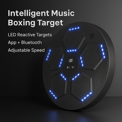 Smart Bluetooth Punching Machine with Light for Home Fitness